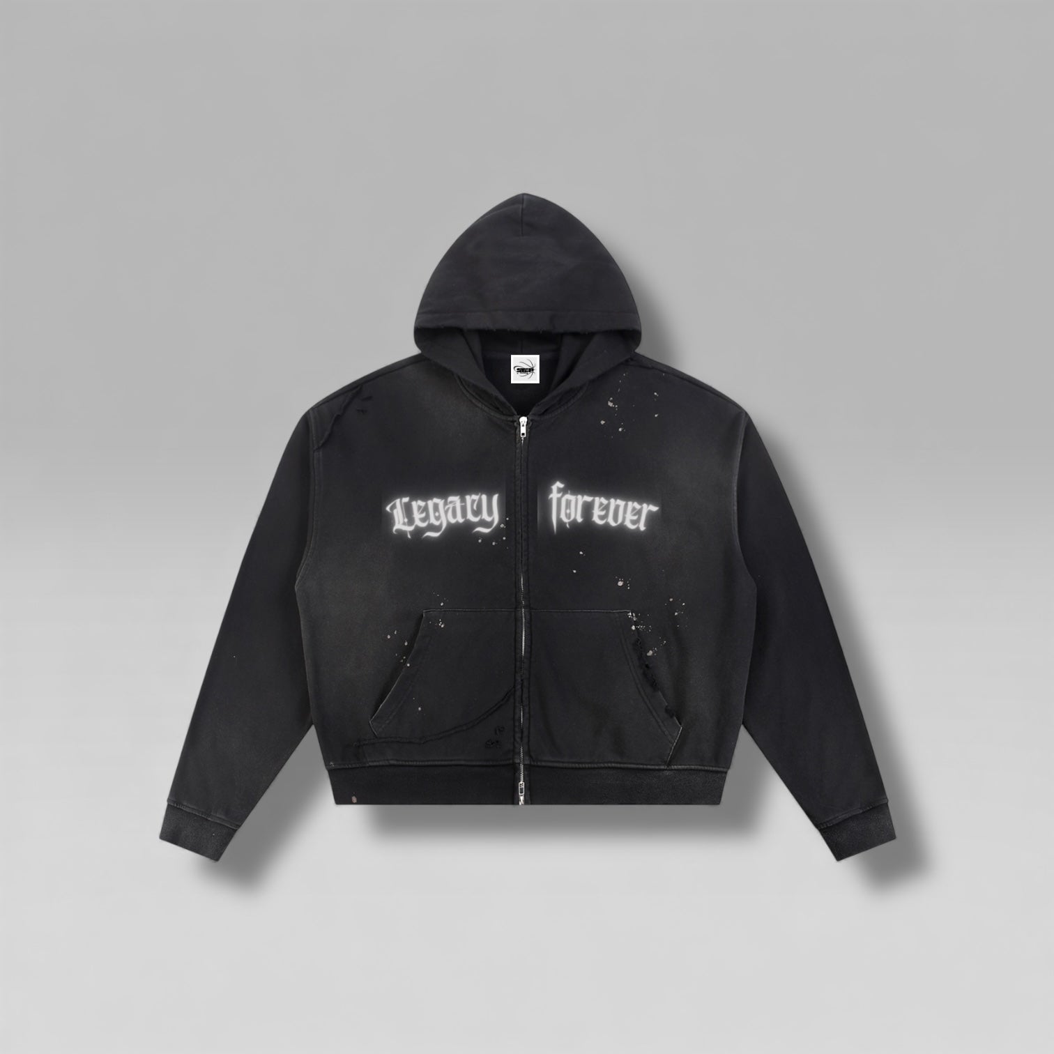 “LEGACY LEGACY” Sunfade Zip Hoodie