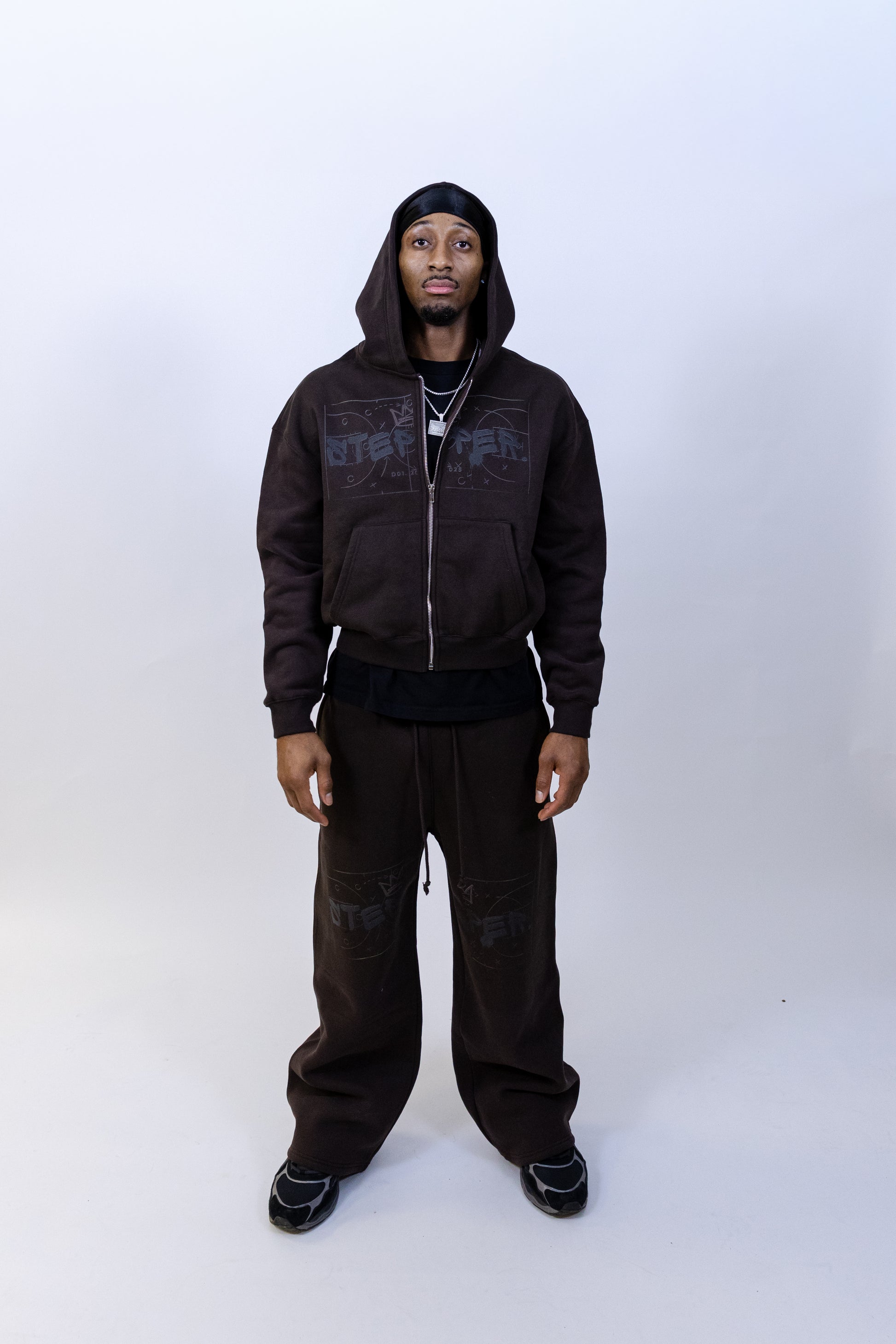 “STEADY HEAVY” Zip-Up Hoodie