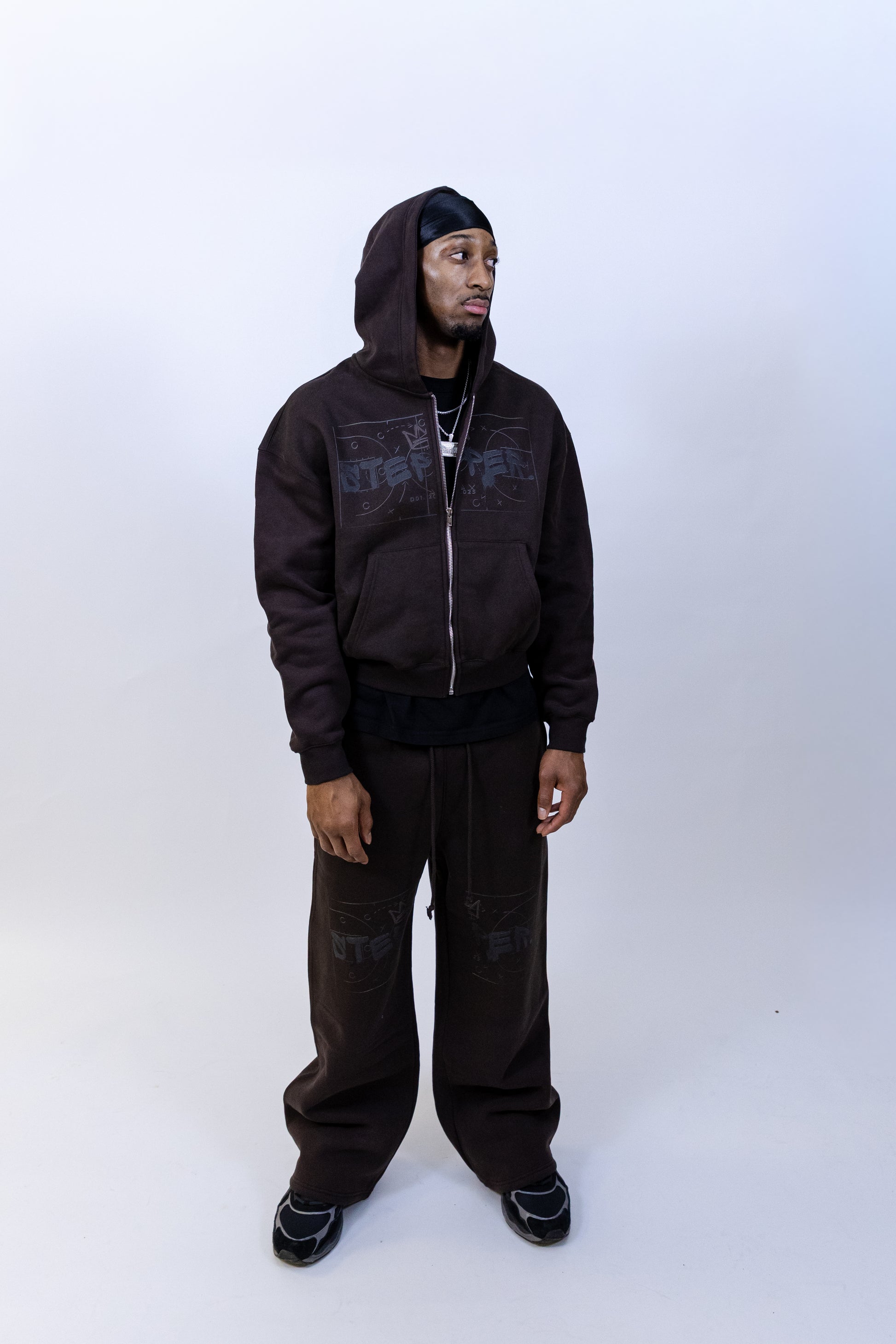 “STEADY HEAVY” Zip-Up Hoodie