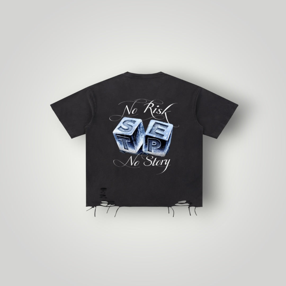 NO RISK NO STORY TEE