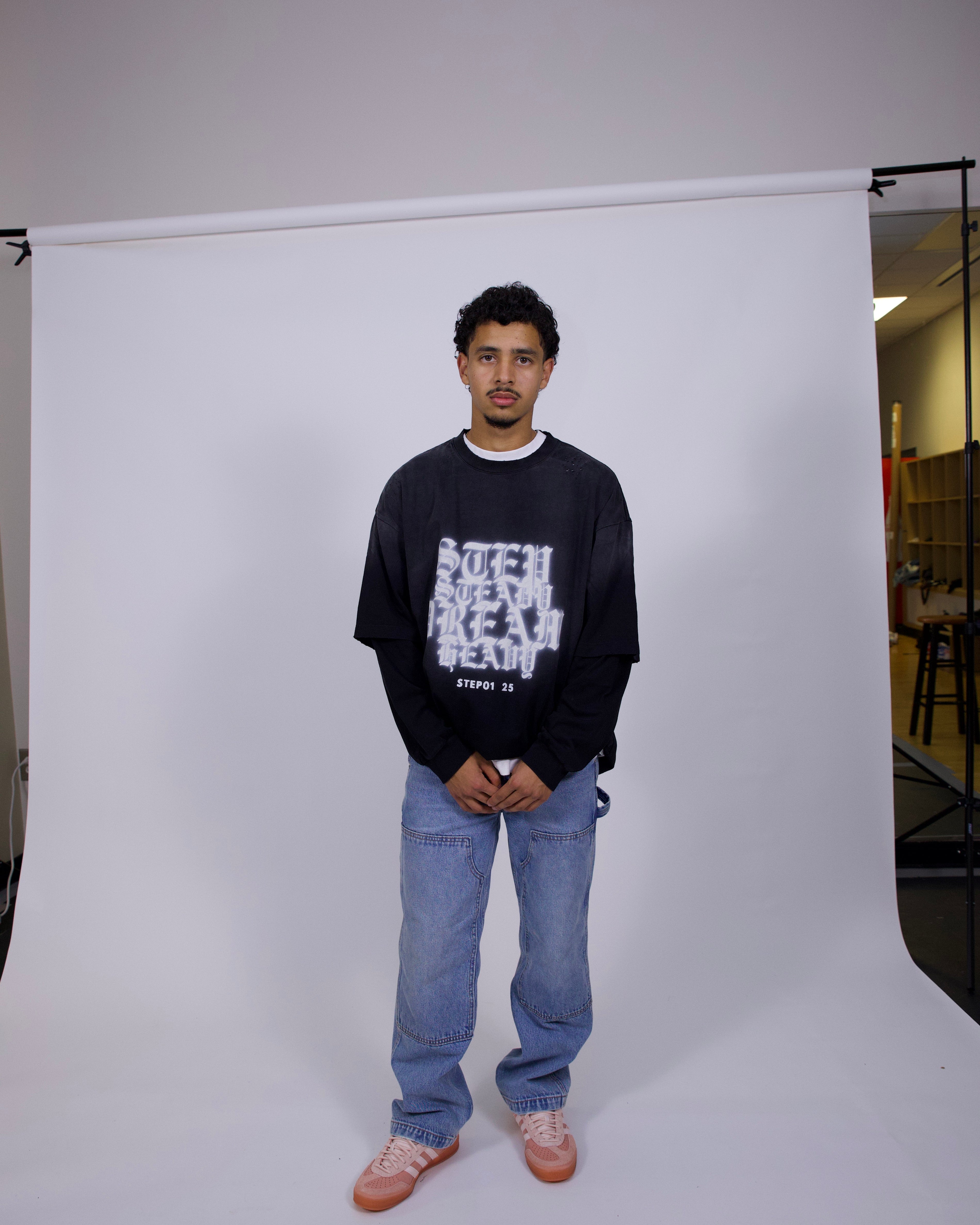 "STEADY" Two-Piece T-Shirt