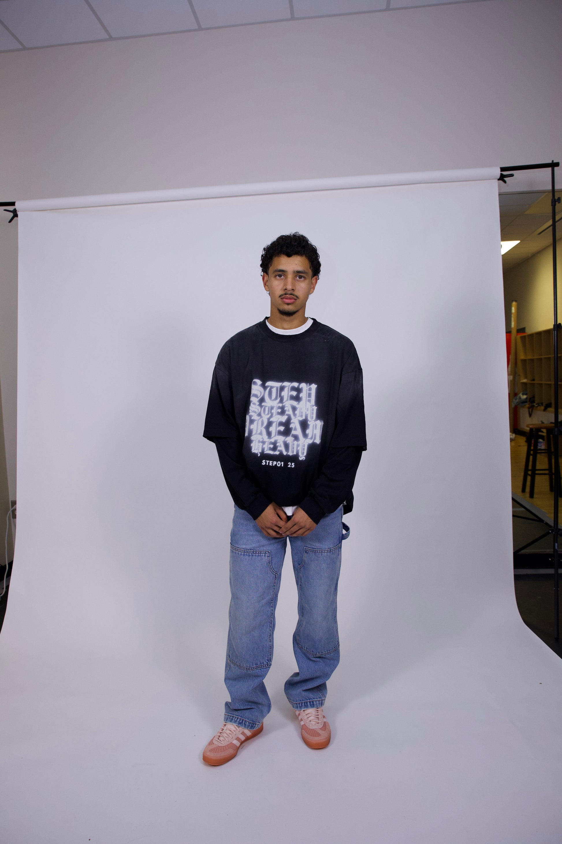 "STEADY" Two-Piece T-Shirt