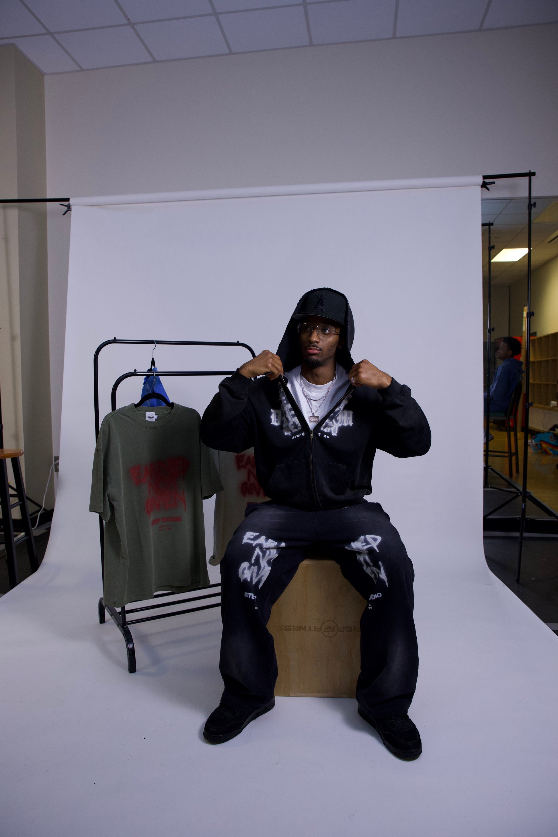 "STEADY"  Zip Hoodie