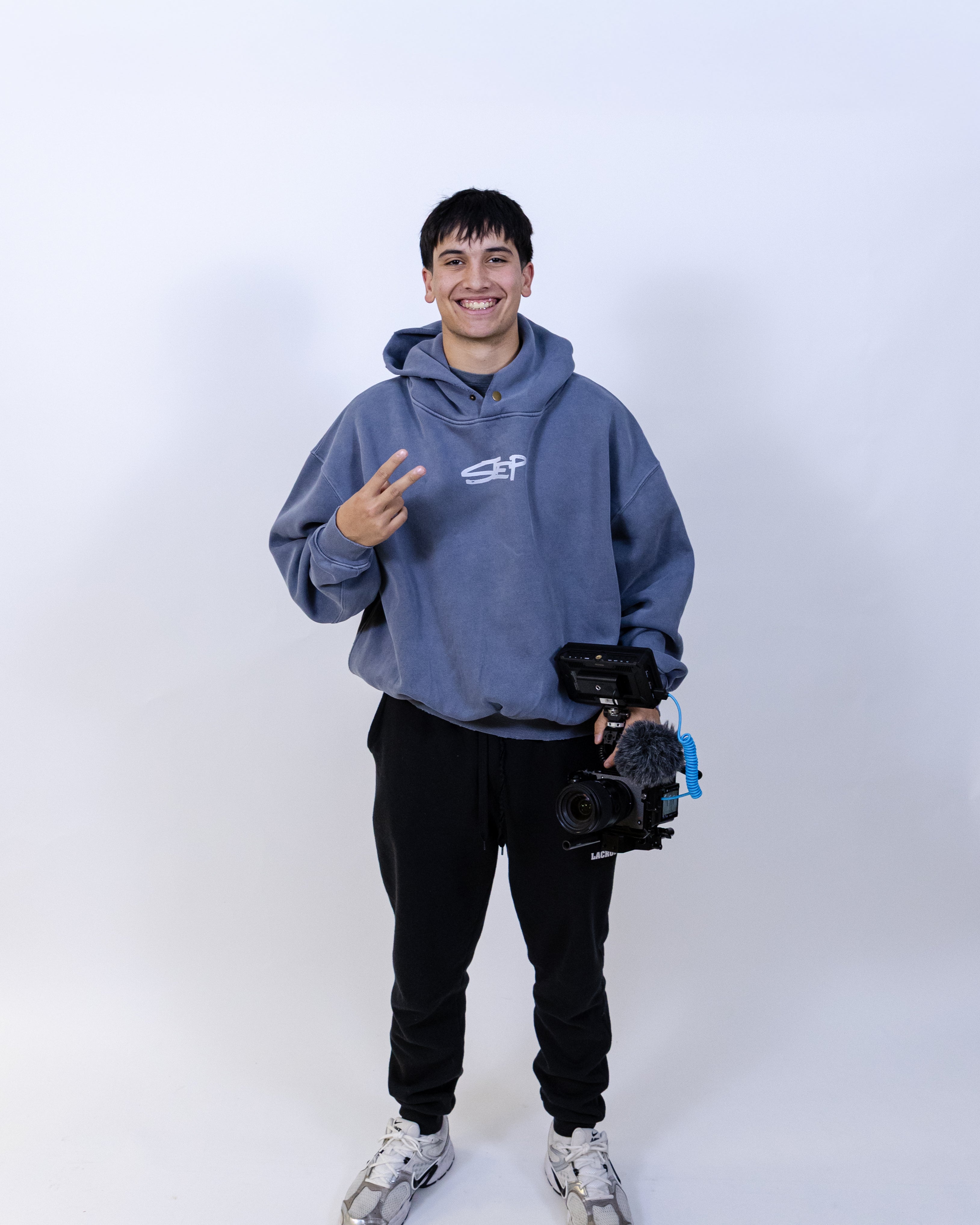 “STEP TRUST” Washed Fleece Hoodie