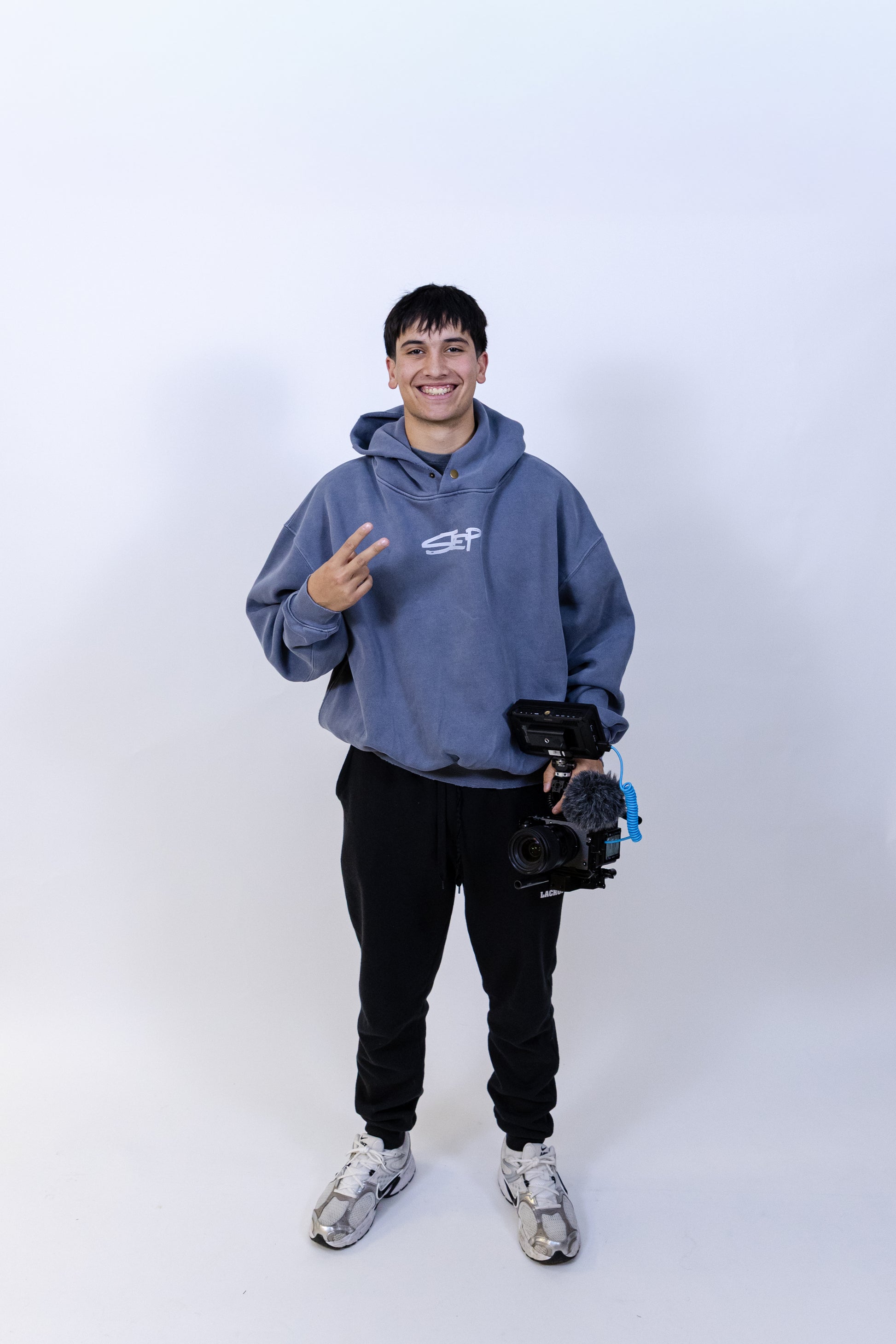 “STEP TRUST” Washed Fleece Hoodie