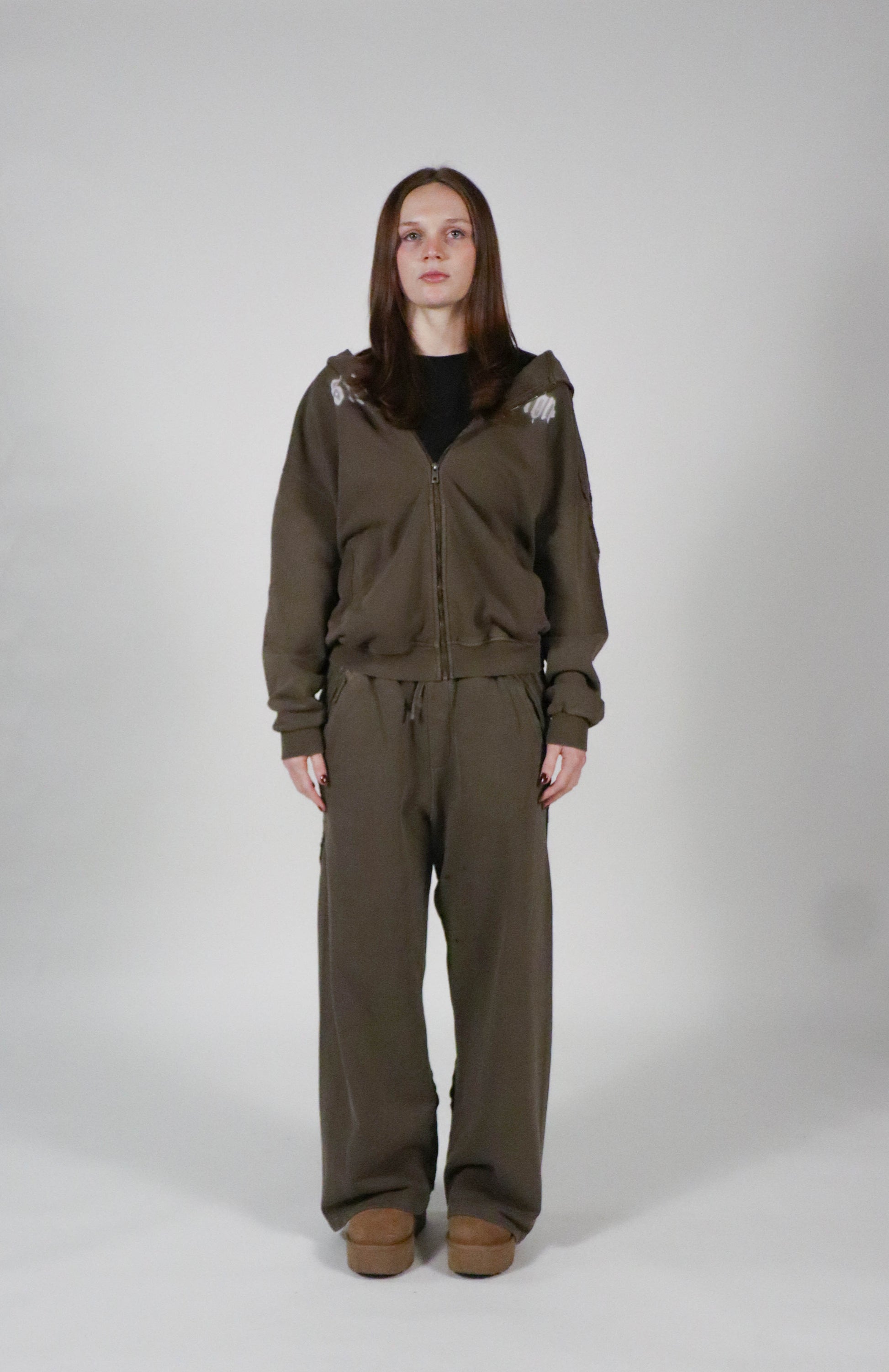 “LEGACY” Raw-Edge Sweatpants