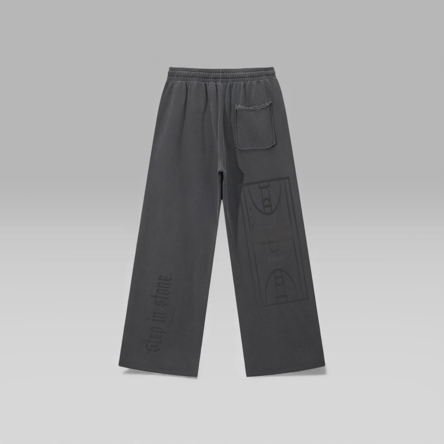 “LEGACY FOREVER” Raw-Edge Sweatpants
