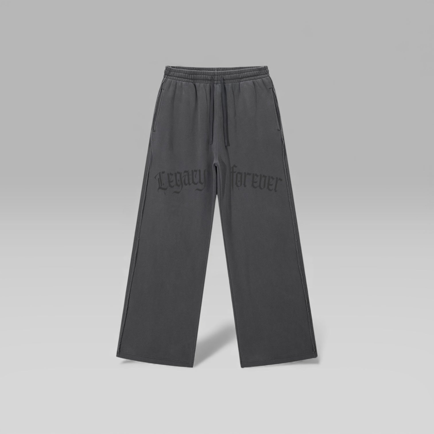 “LEGACY FOREVER” Raw-Edge Sweatpants