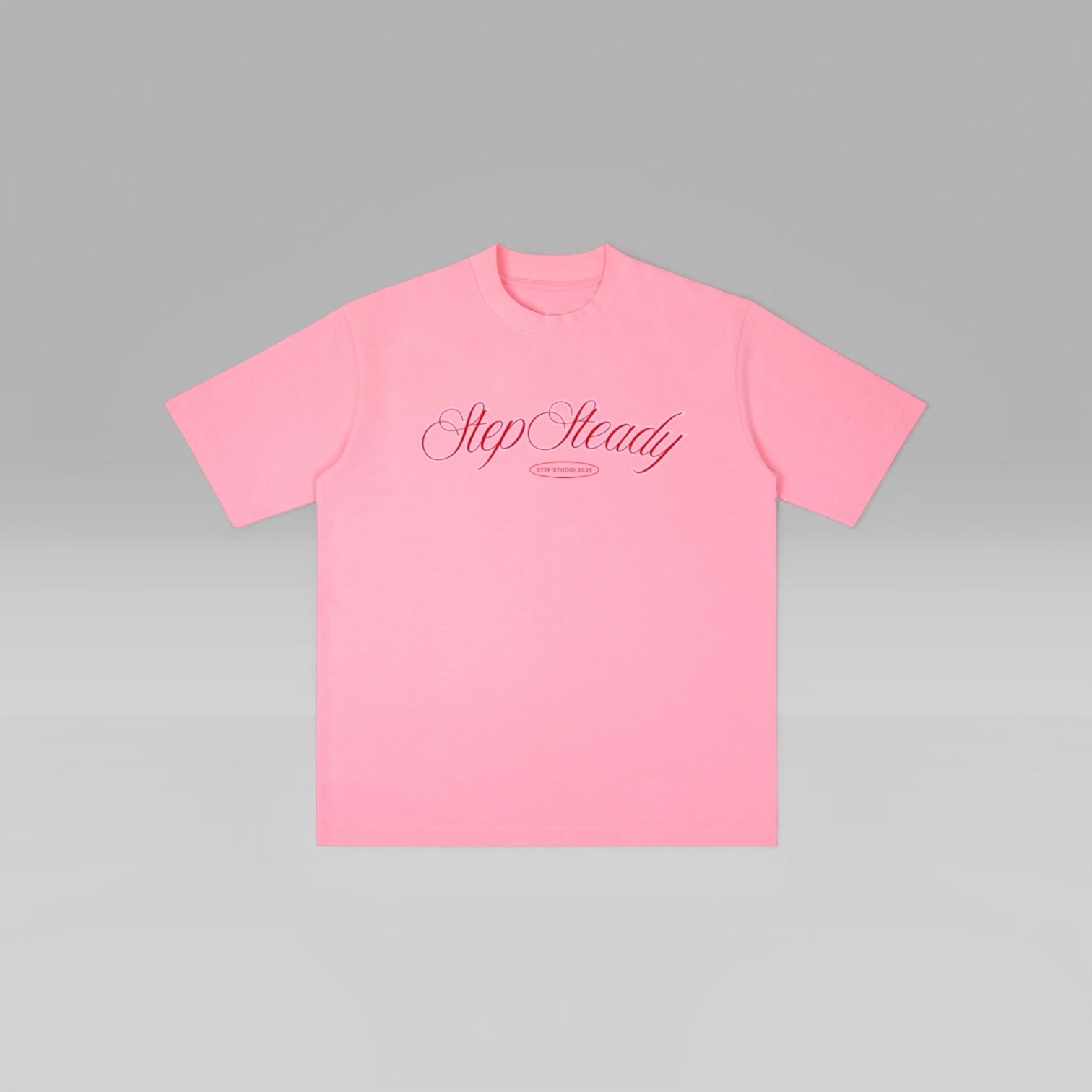 “STEP STEADY” Drop-Shoulder Tee