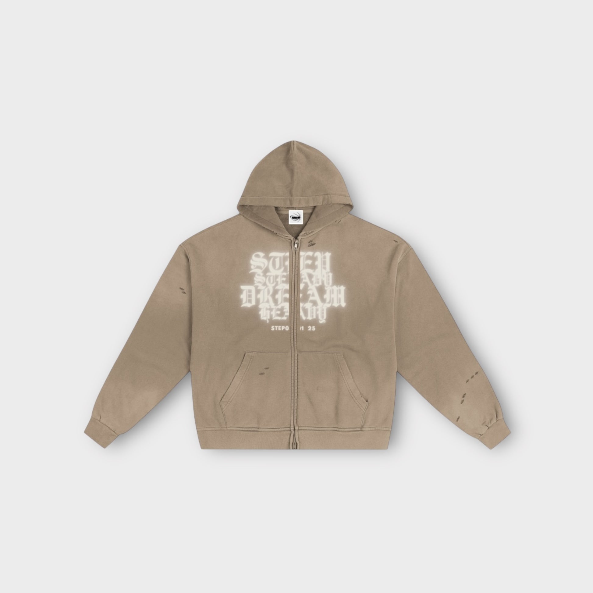 "STEADY"  Zip Hoodie