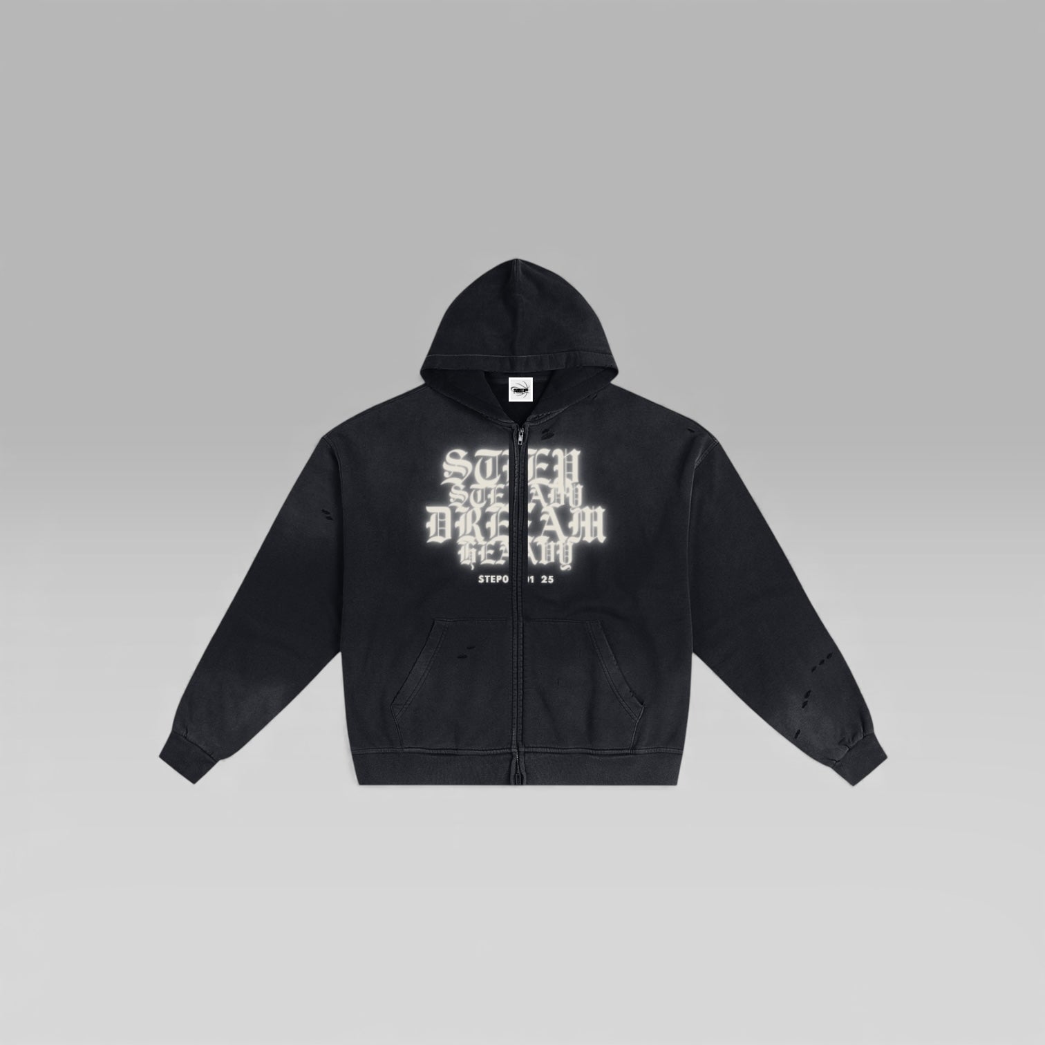 "STEADY"  Zip Hoodie