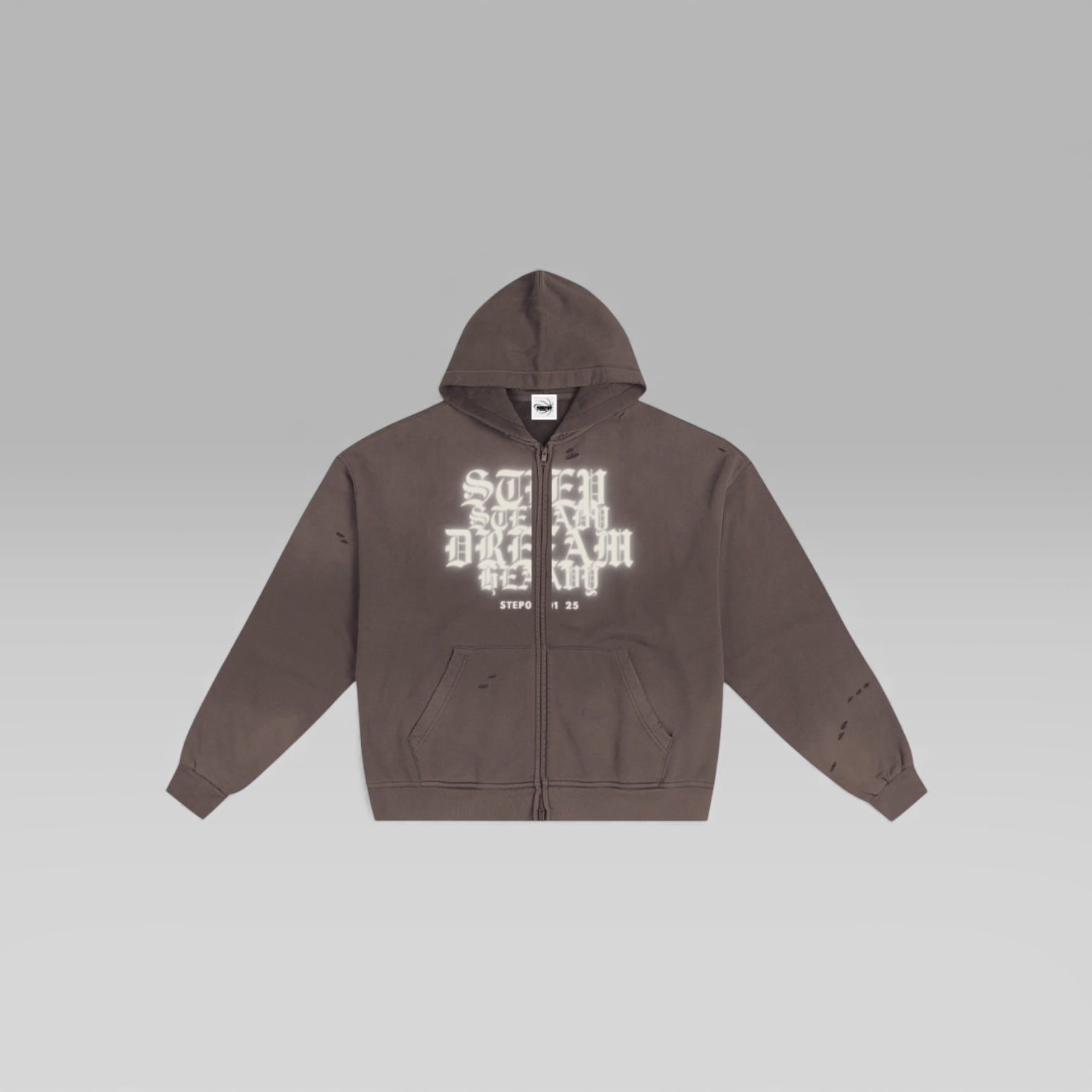 "STEADY"  Zip Hoodie