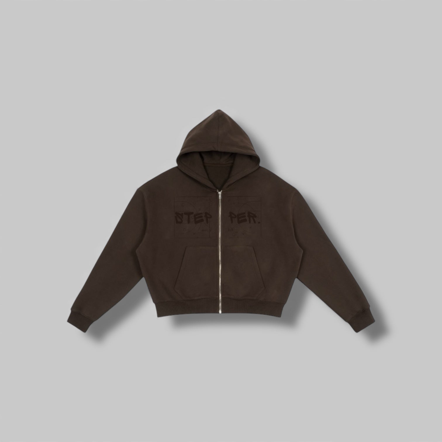 “STEADY HEAVY” Zip-Up Hoodie