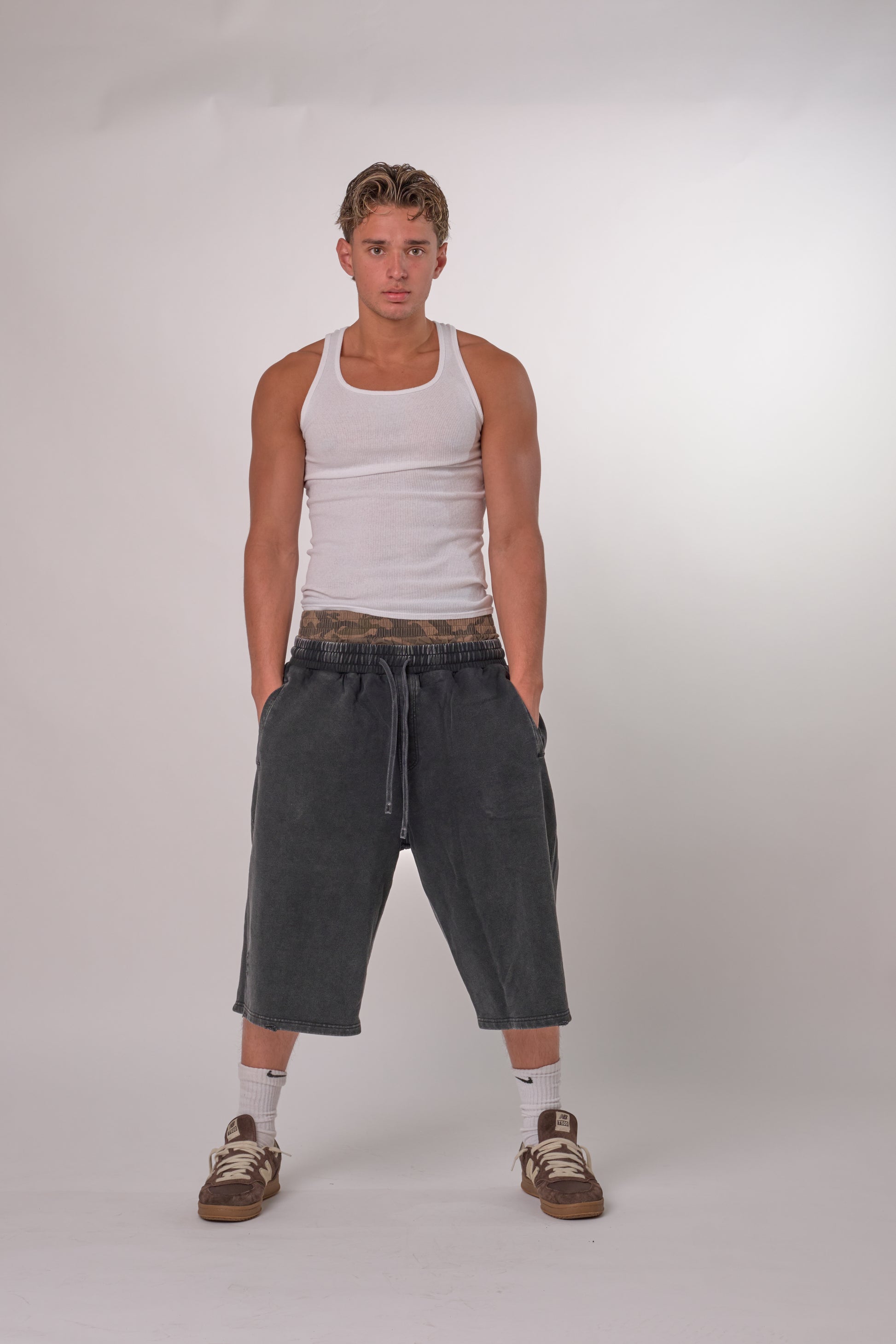 CAMO DOUBLE SHORTS