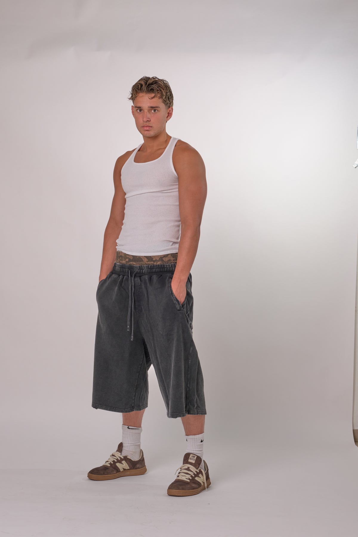 CAMO DOUBLE SHORTS